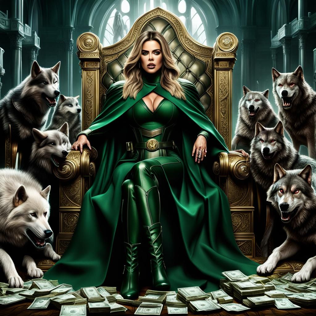 Dr. Doom Style Throne Room Digital Painting