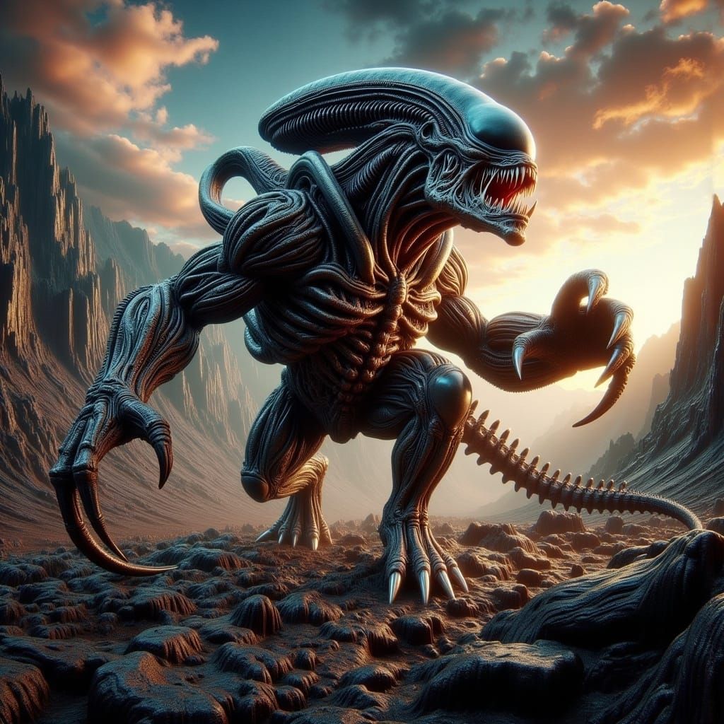 Xenomorph Rhino Hybrid in Alien Apocalypse