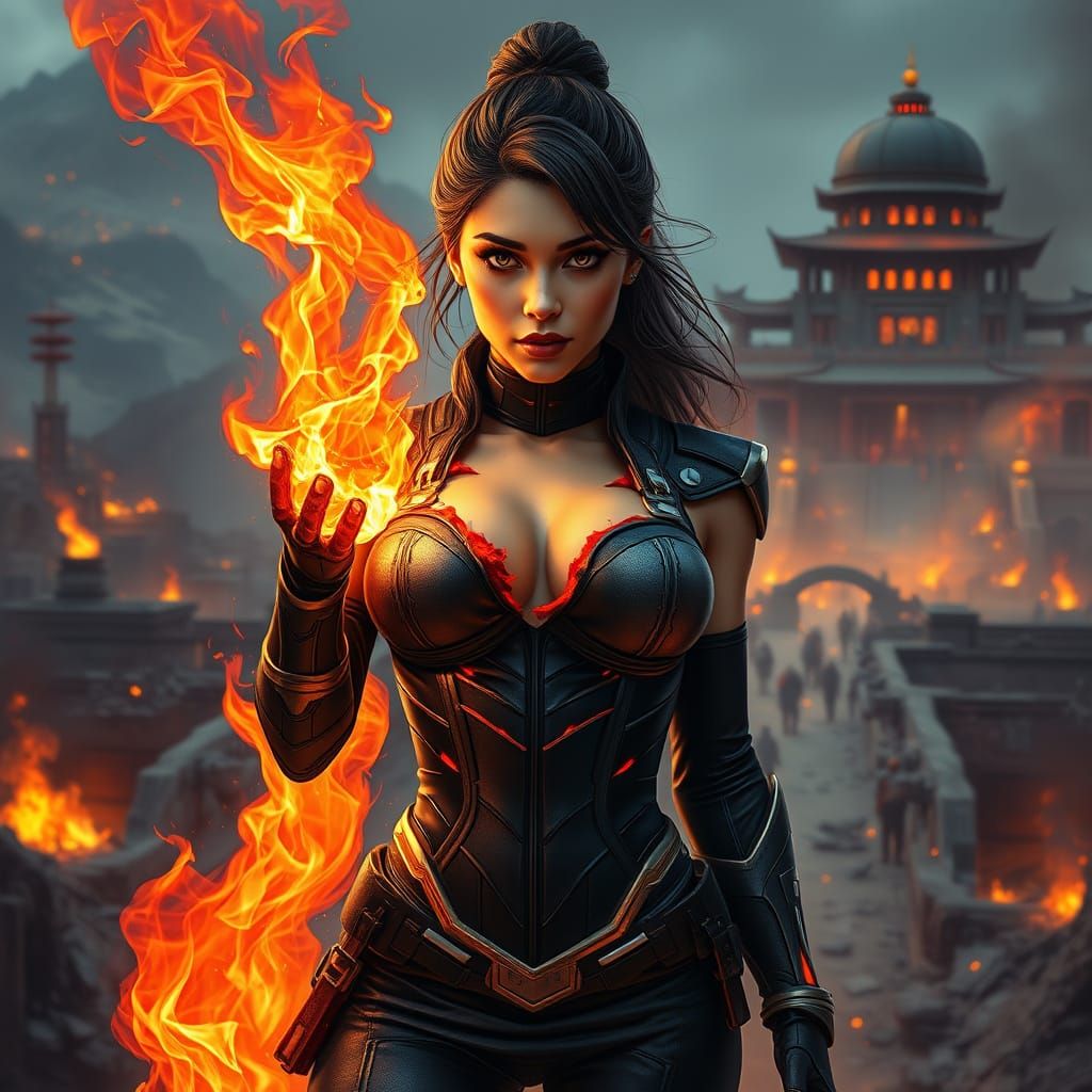 Daring Starfleet Warrior Ignites Inferno