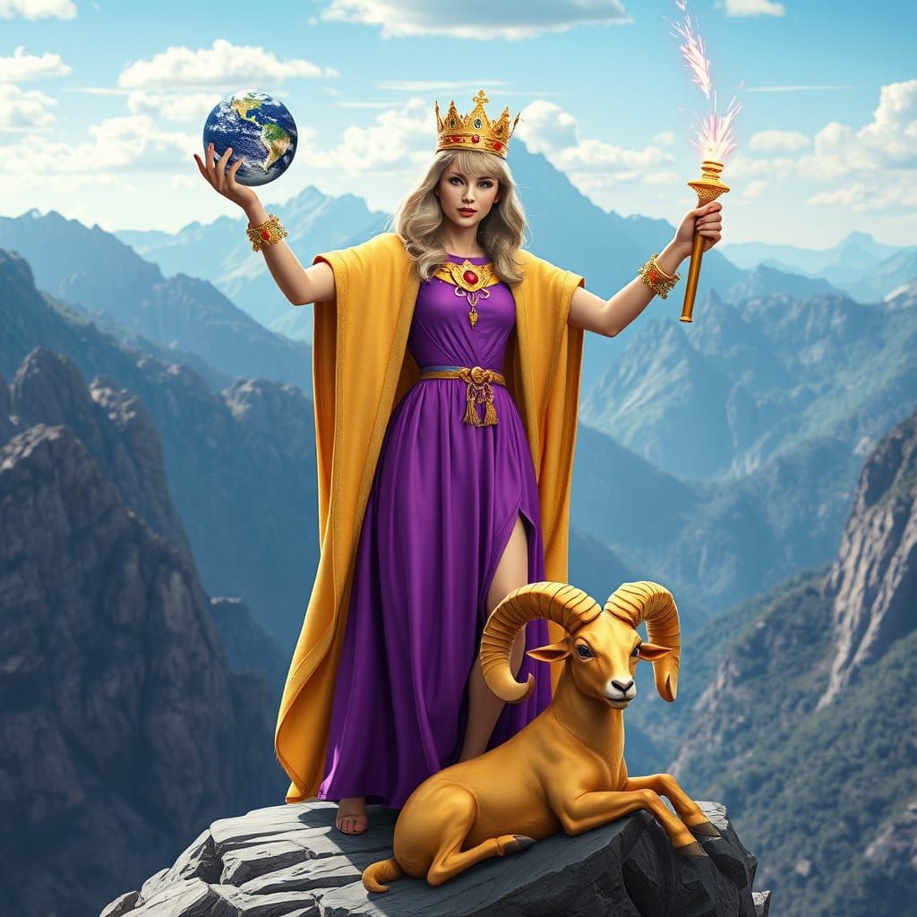 Taylor Swift Enchants as Earth Goddess in Whimsical Candylan...
