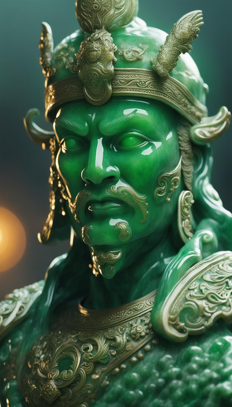 "General" / Jadeite figurine