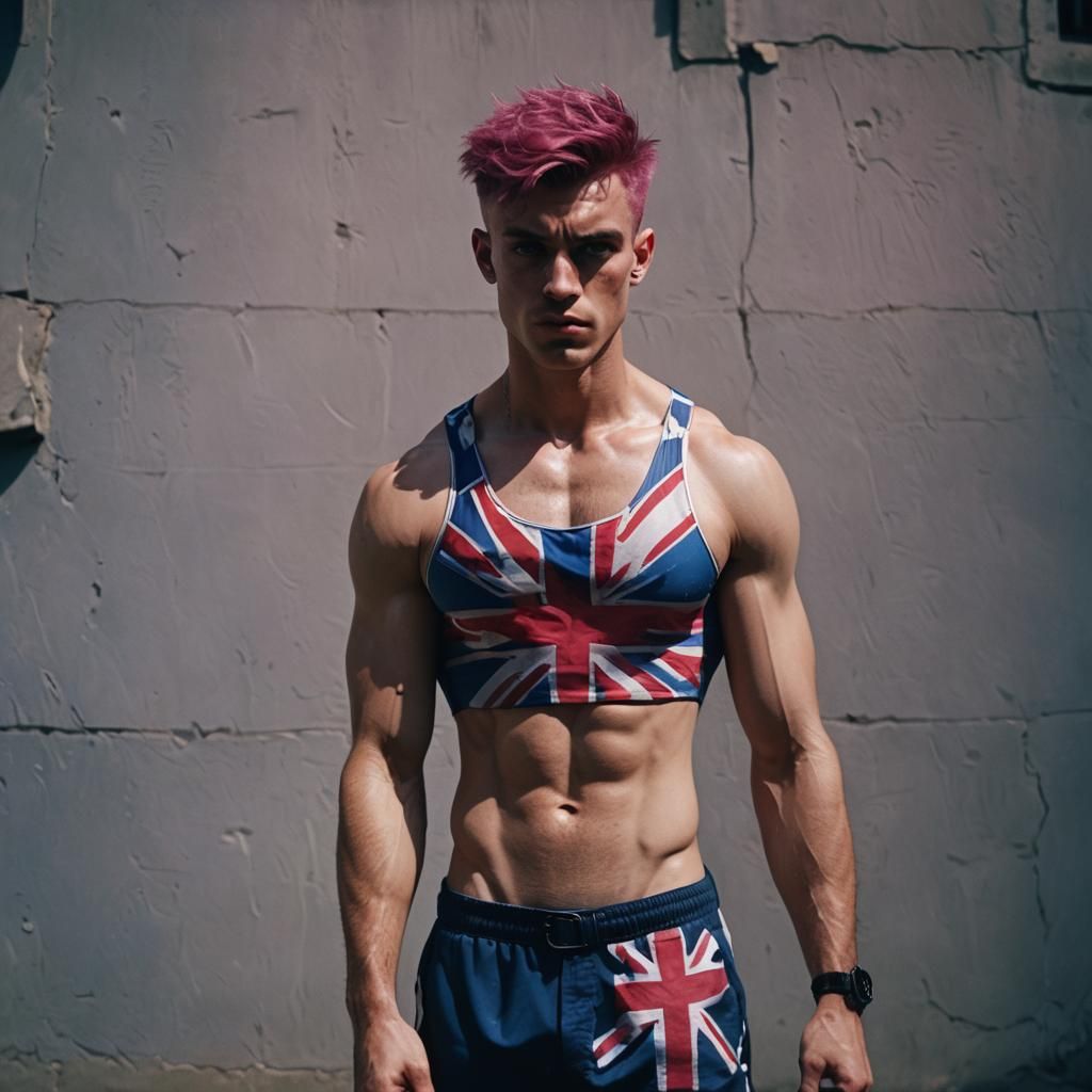 British Invasion Inspired Film Still Portrait