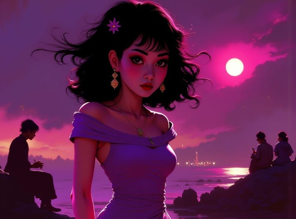 <lora:Limen:0.25> <lora:96 Tears Flux:0.75>disneyverse jazz chanteuse