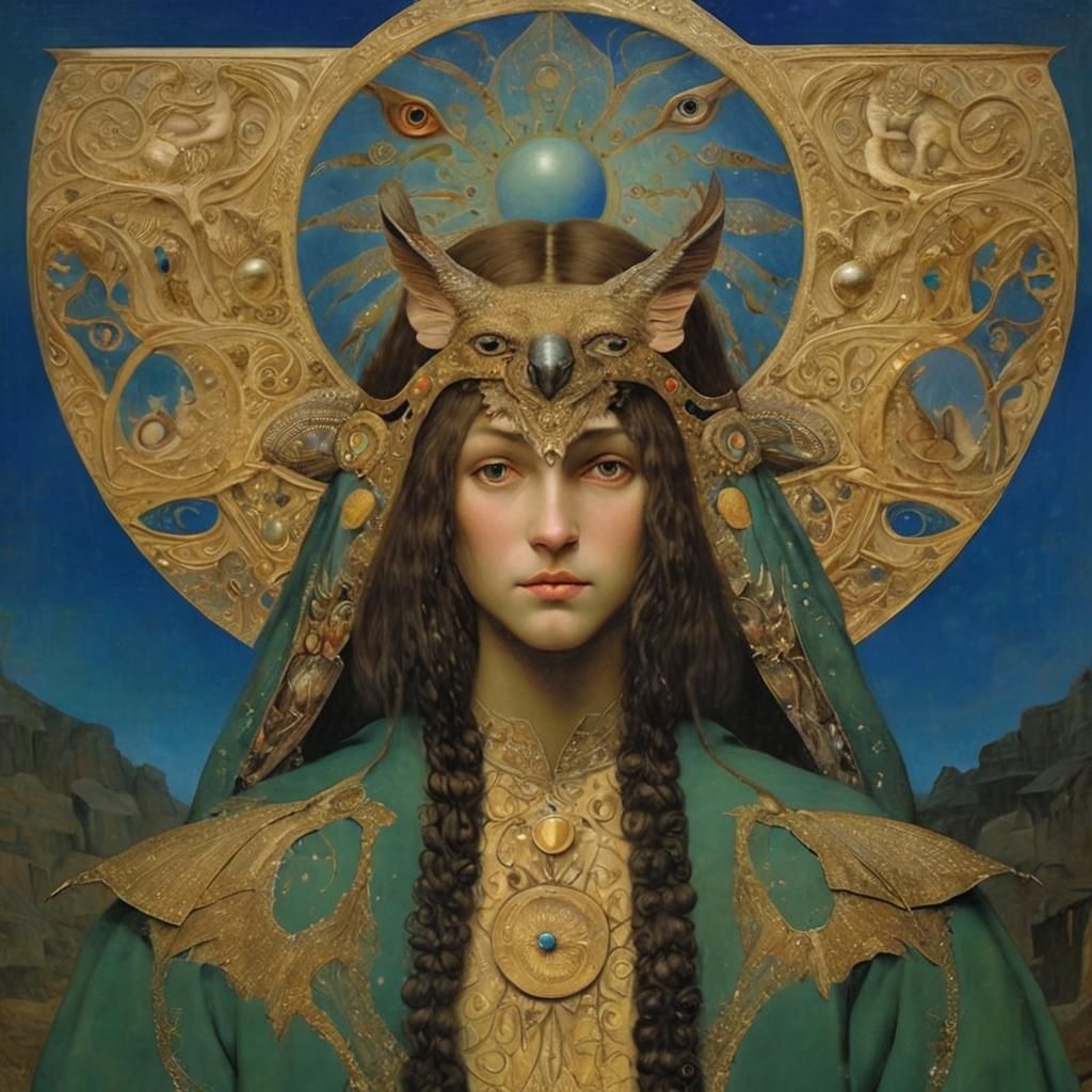 Weird Animals in Surrealist Oil Painting