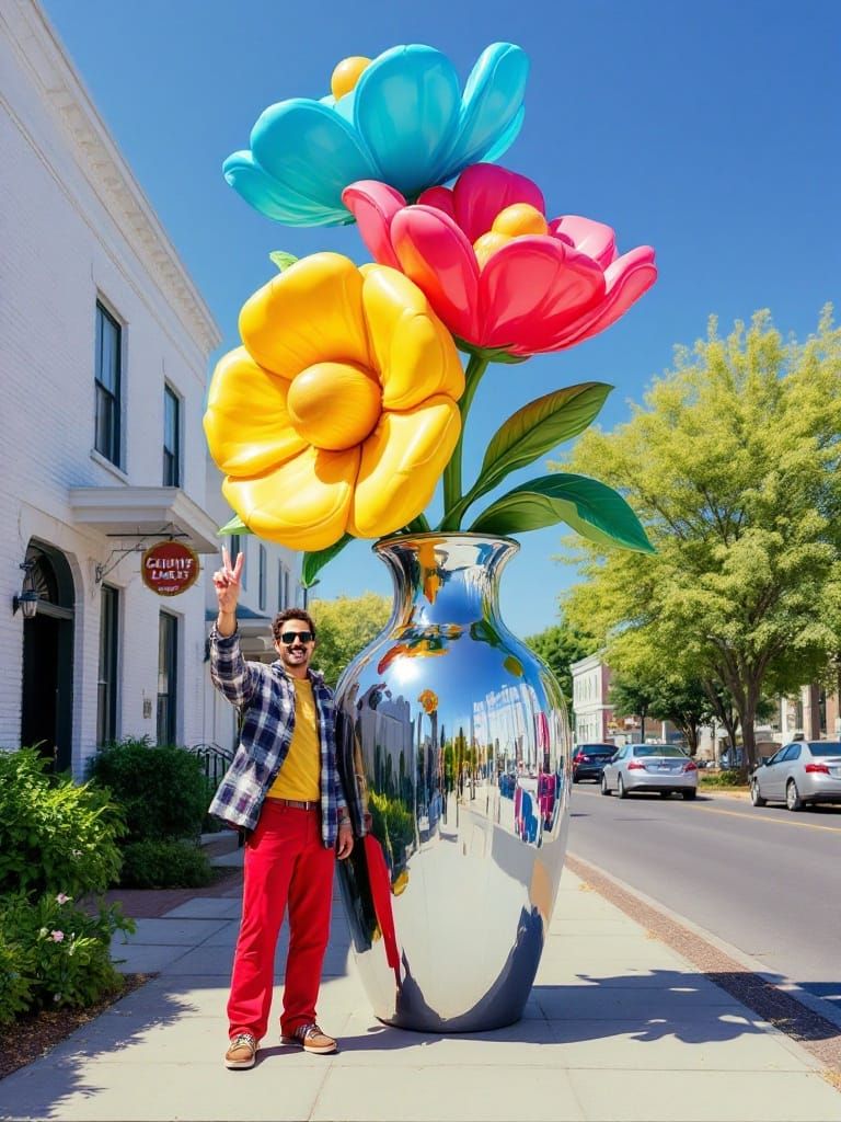 Vibrant City Streets Celebrate Everyday Charm in Pop Art Sty...