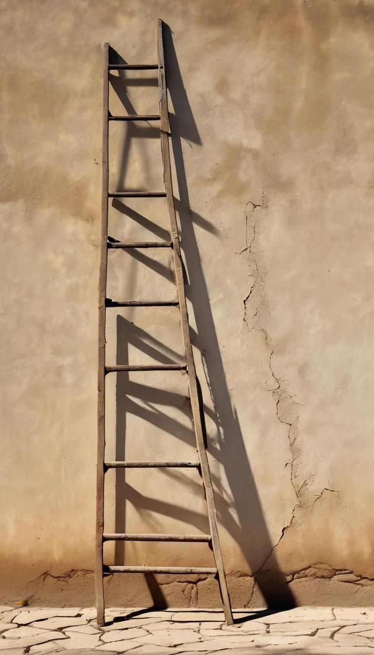 Old Ladder Casts a Long Shadow