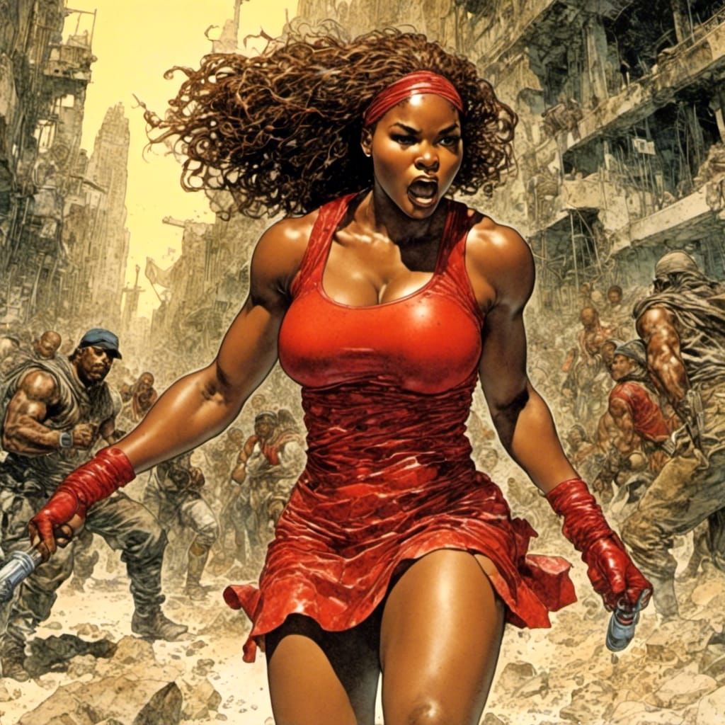 Heroine ready to fight