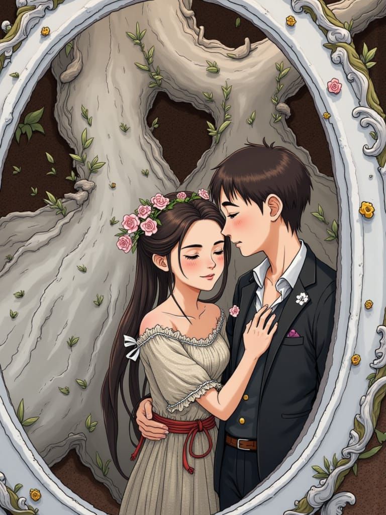 Dreamy Ghibli Fantasy Painting