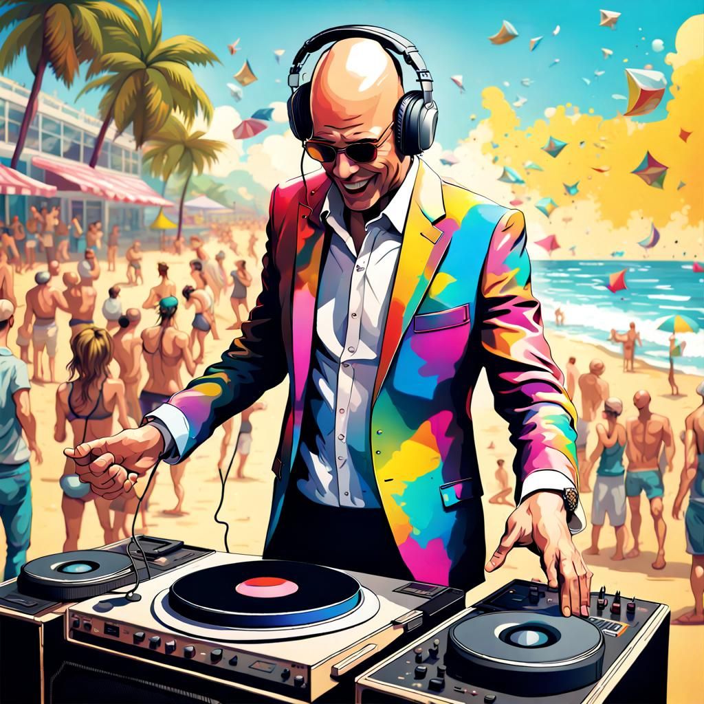 The gentleman disc jockey