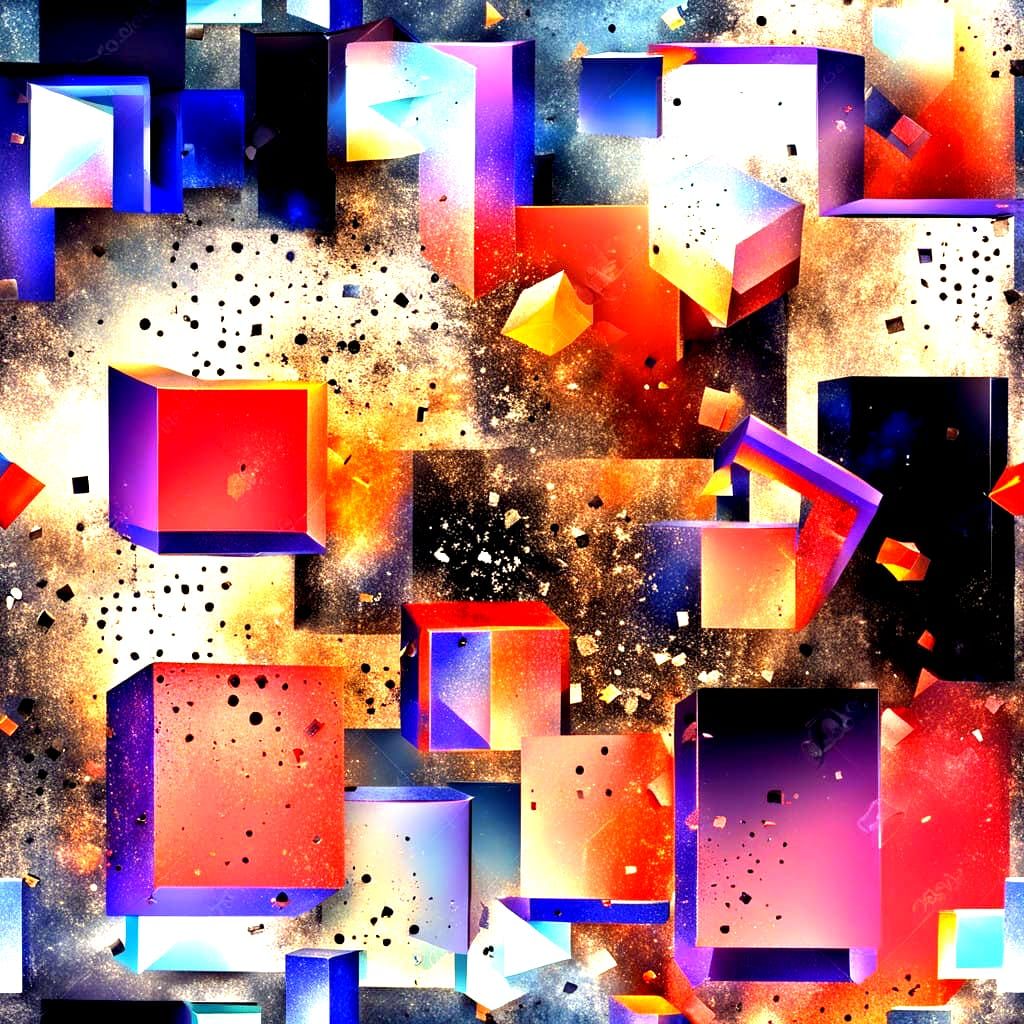Electrifying Geometric Cubes in Dada Chaos
