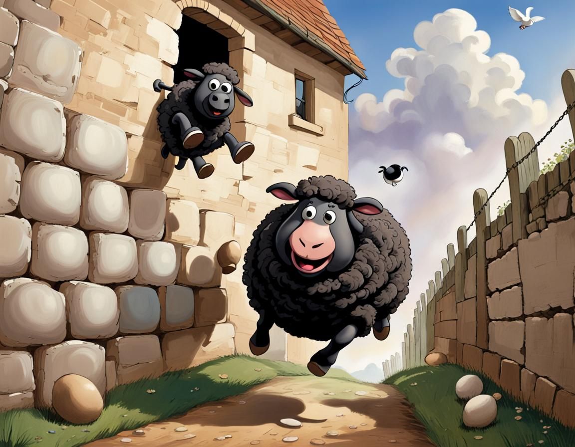 Baa Baa Black Sheep Knocks Humpty Dumpty