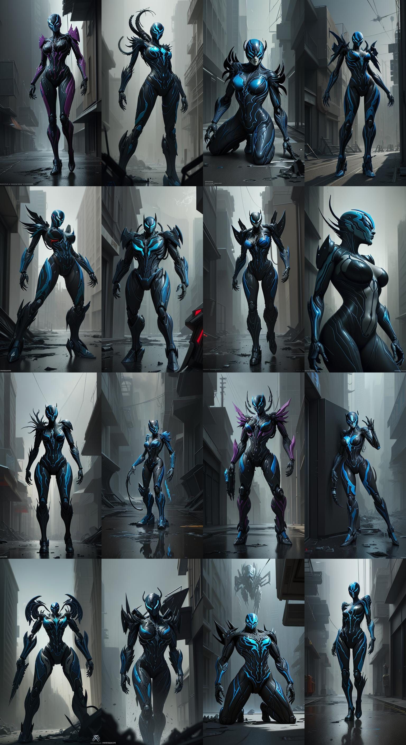 Arcee as Venom: Transformers Meet Marvel