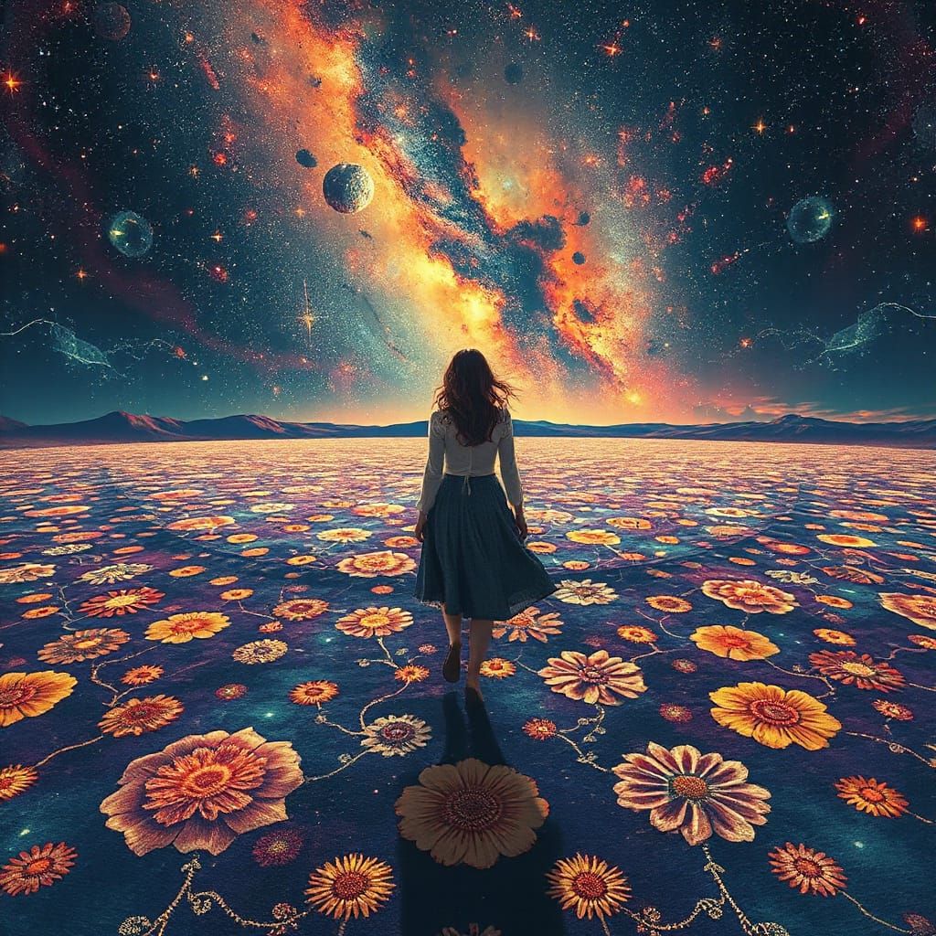 Galactic Carpet: A Digital Art Journey