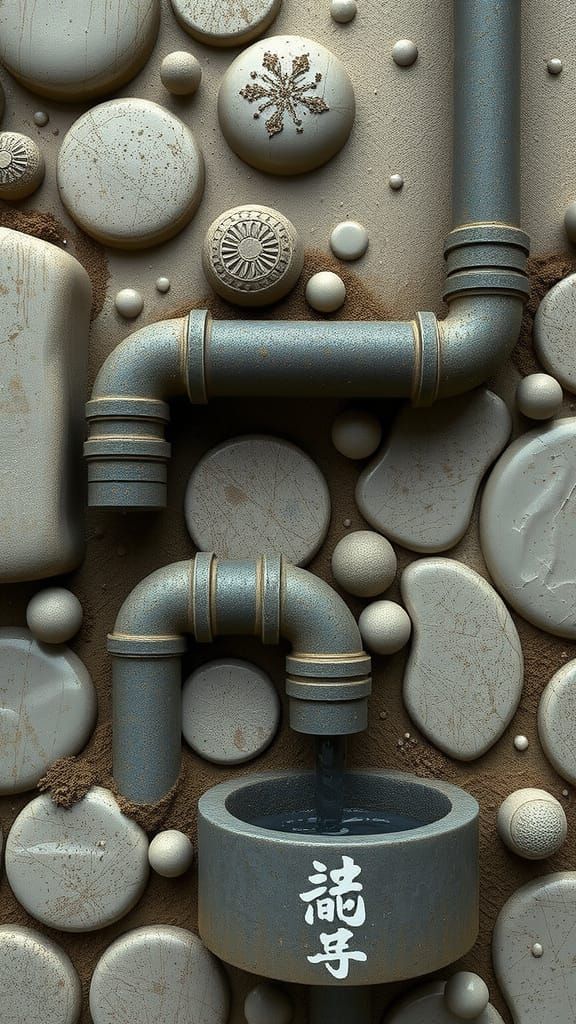 Kajira Style Sewage Pipe with Mud Textures