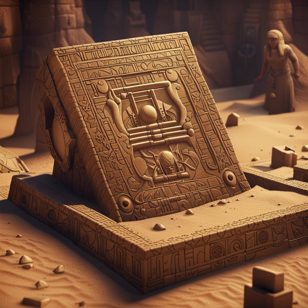 Egyptian Artifact Reveals Secrets: 3D Game Cinematic