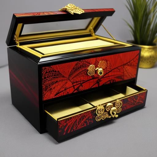 Brilliant and Colorful Jewelry Box in High Definition
