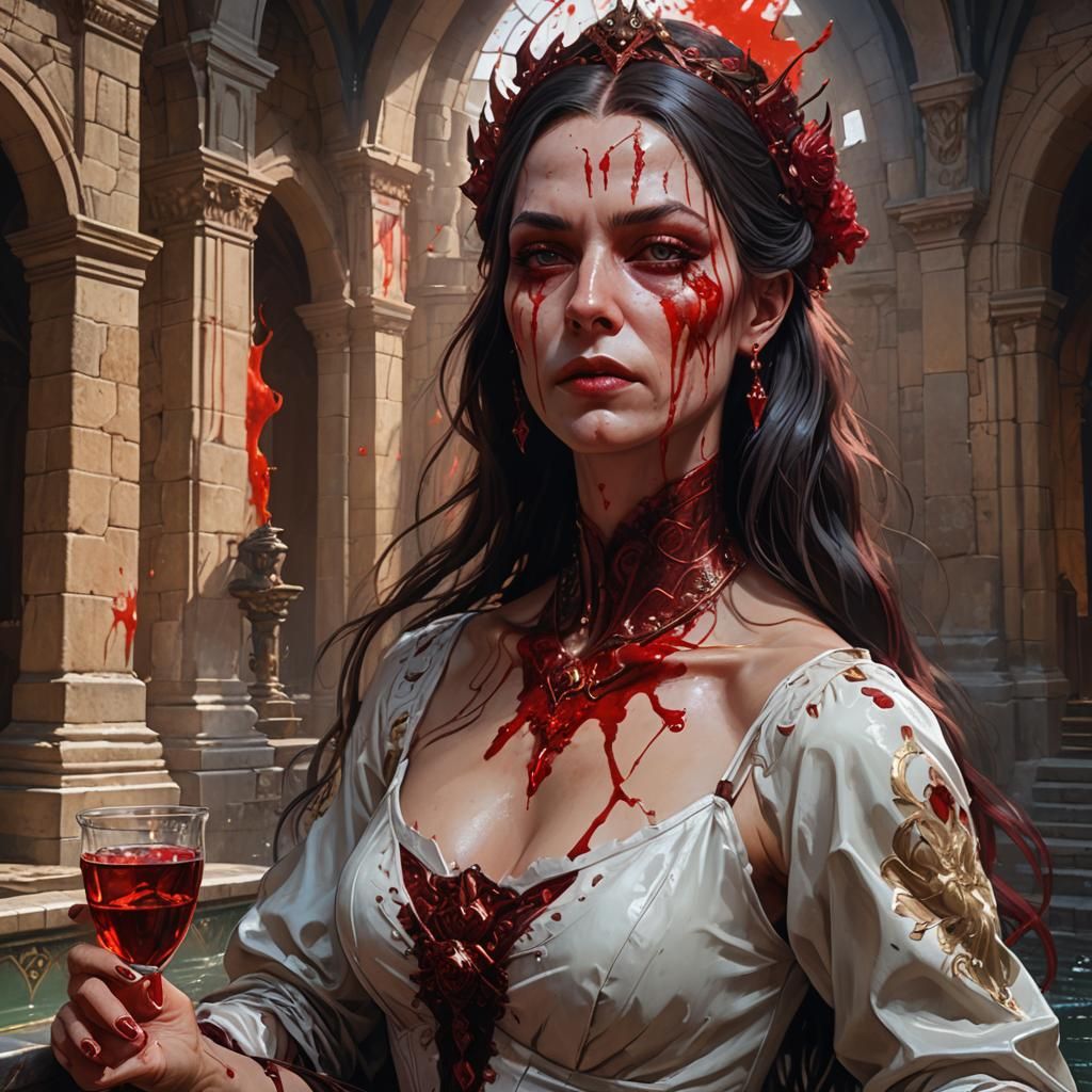 Blood Countess: Elizabeth Bathory Portrait