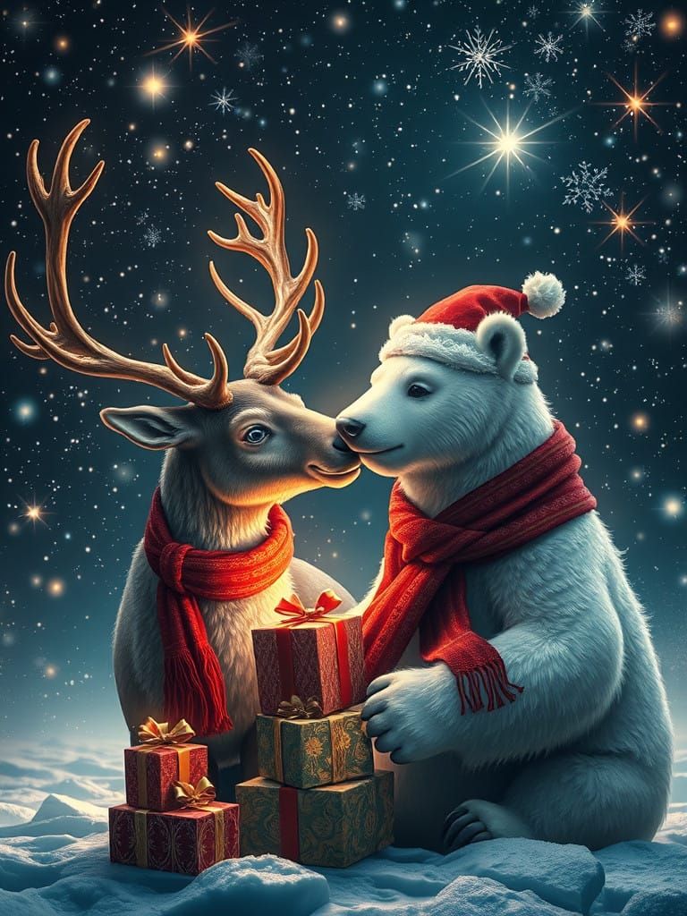 Winter Wonderland in Celestial Fantasy Style