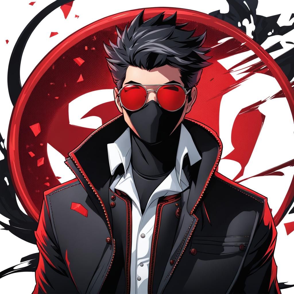 RPG Token of a Young Man with Red Glasses