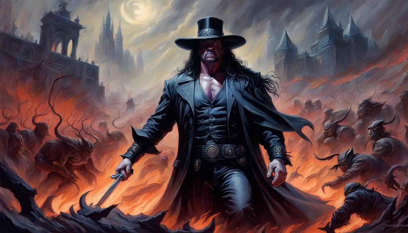 The Undertaker's Hellish Battle Against a Demon