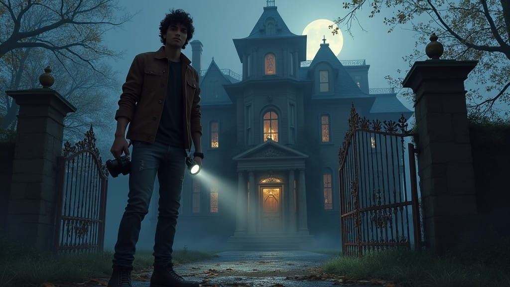 Young Adventurer Discovers Abandoned Mansion Secrets