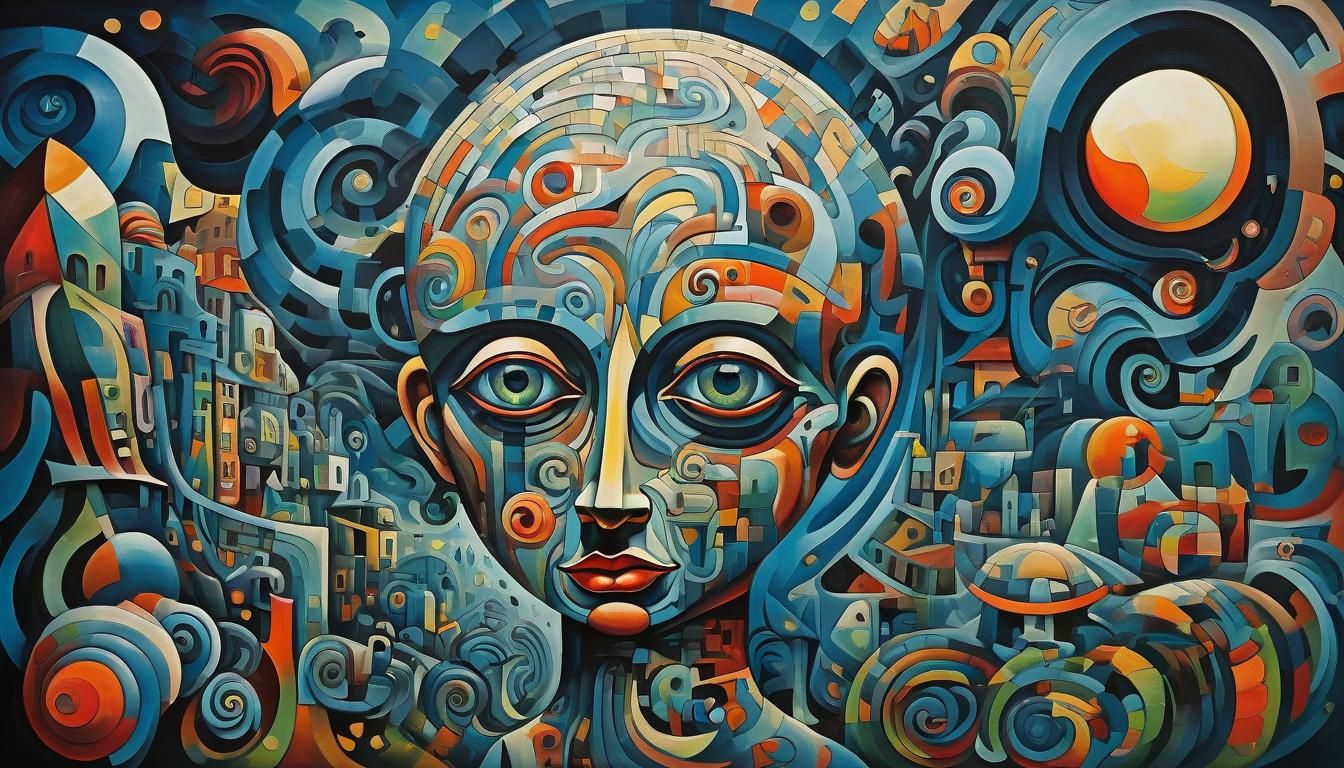 Psychedelic Cubism and Vorticism in Massurrealism