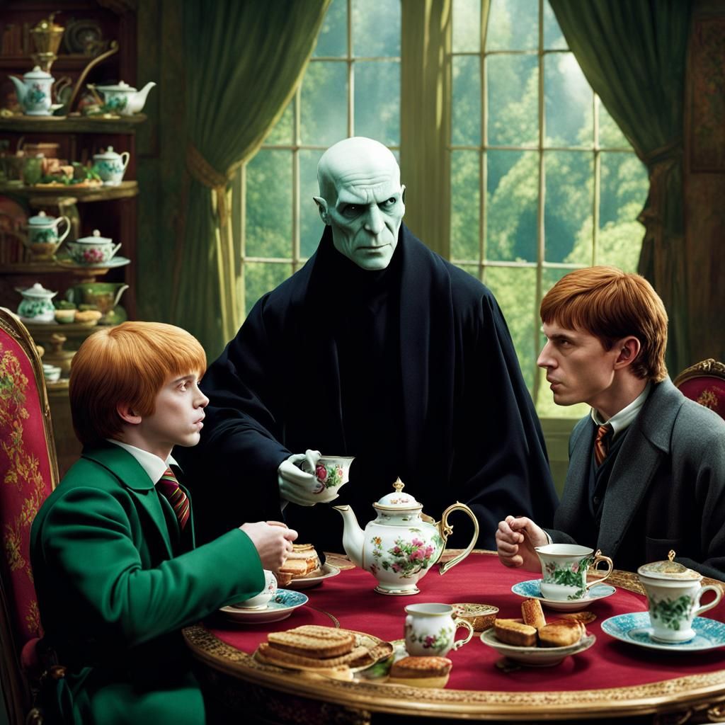 Voldemort's Tea Party with Unlikely Guests