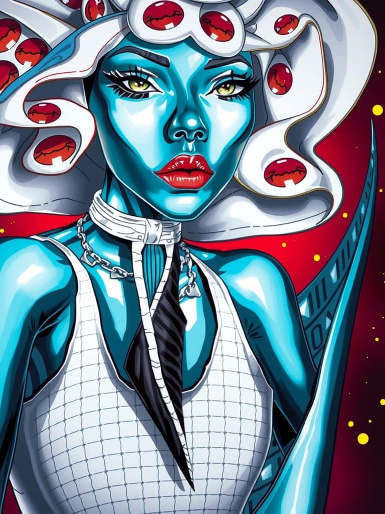 Glossy Metallic World in Chrome Aesthetic