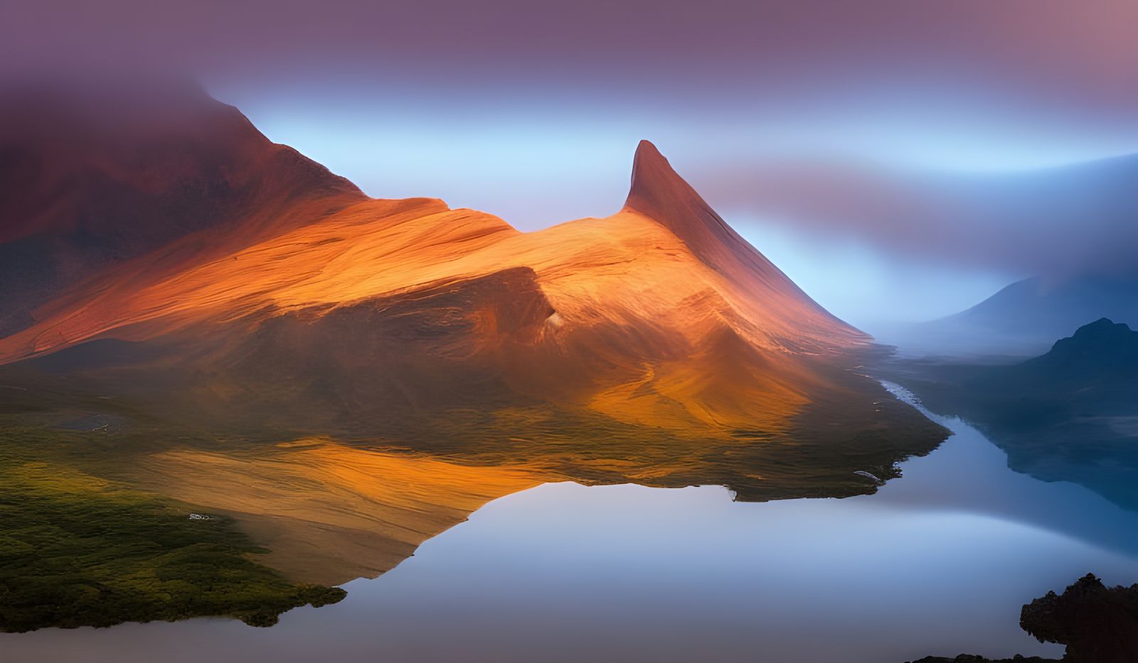 Dreamy Abstract Art with Folk Singers