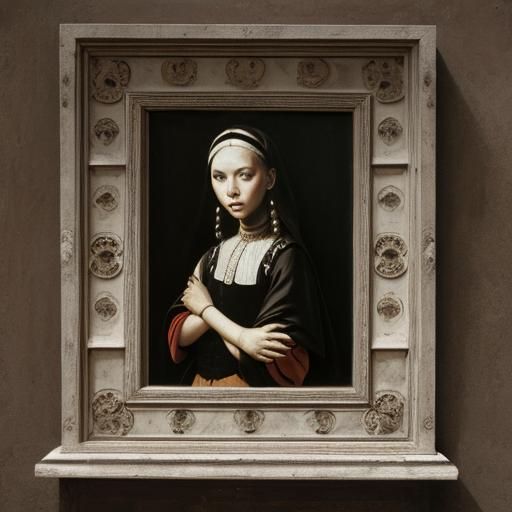 Dramatic Baroque Painting in the Style of Caravaggio