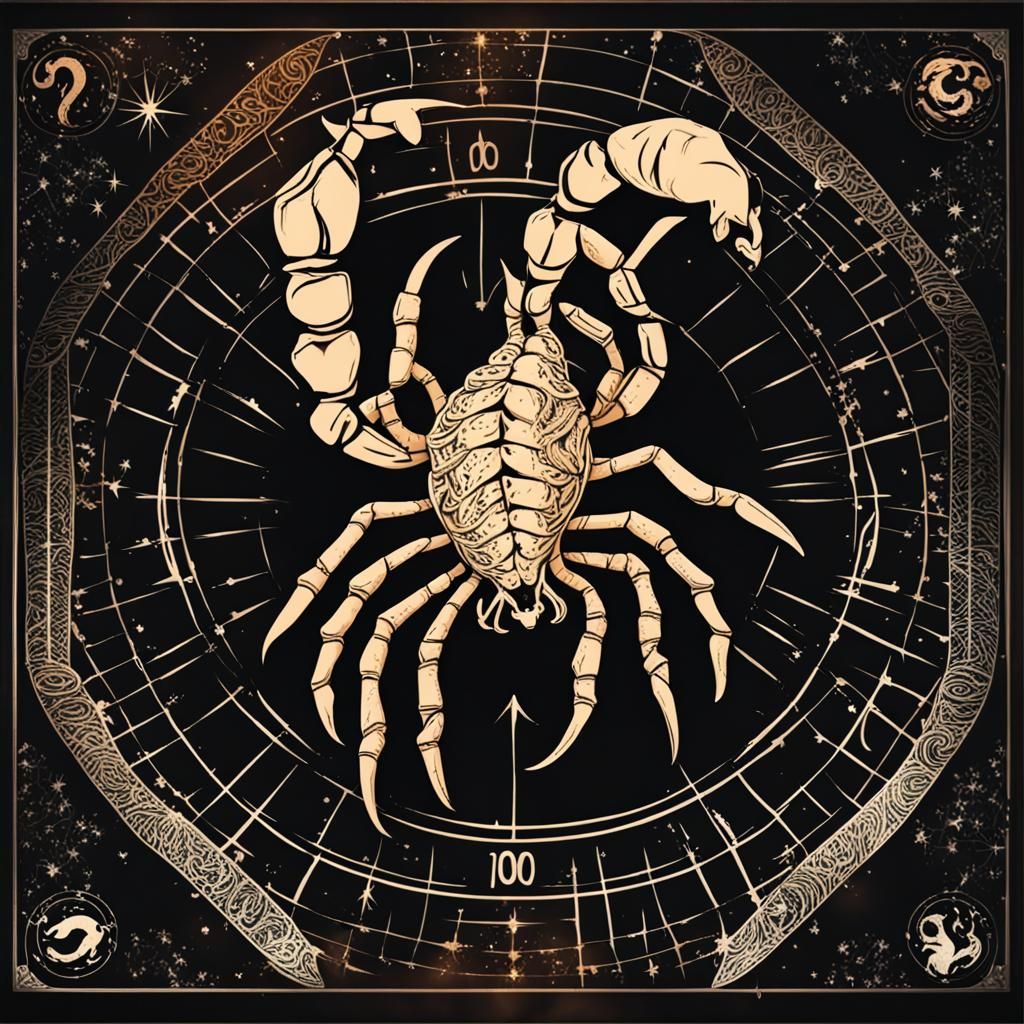 Symbolic Representation of Scorpio Zodiac Sign