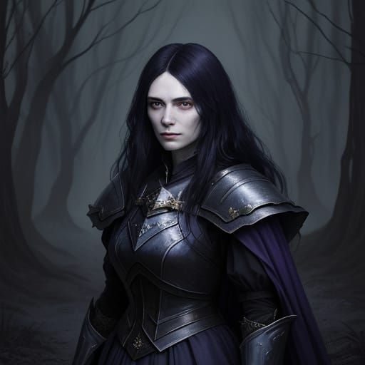 Mystical Maiden in Dark Fantasy Art