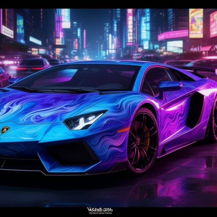 Hyperrealistic Lamborghini 2025 Concept Art