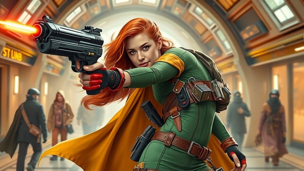 Red-haired Mercenary with Mysterious Past