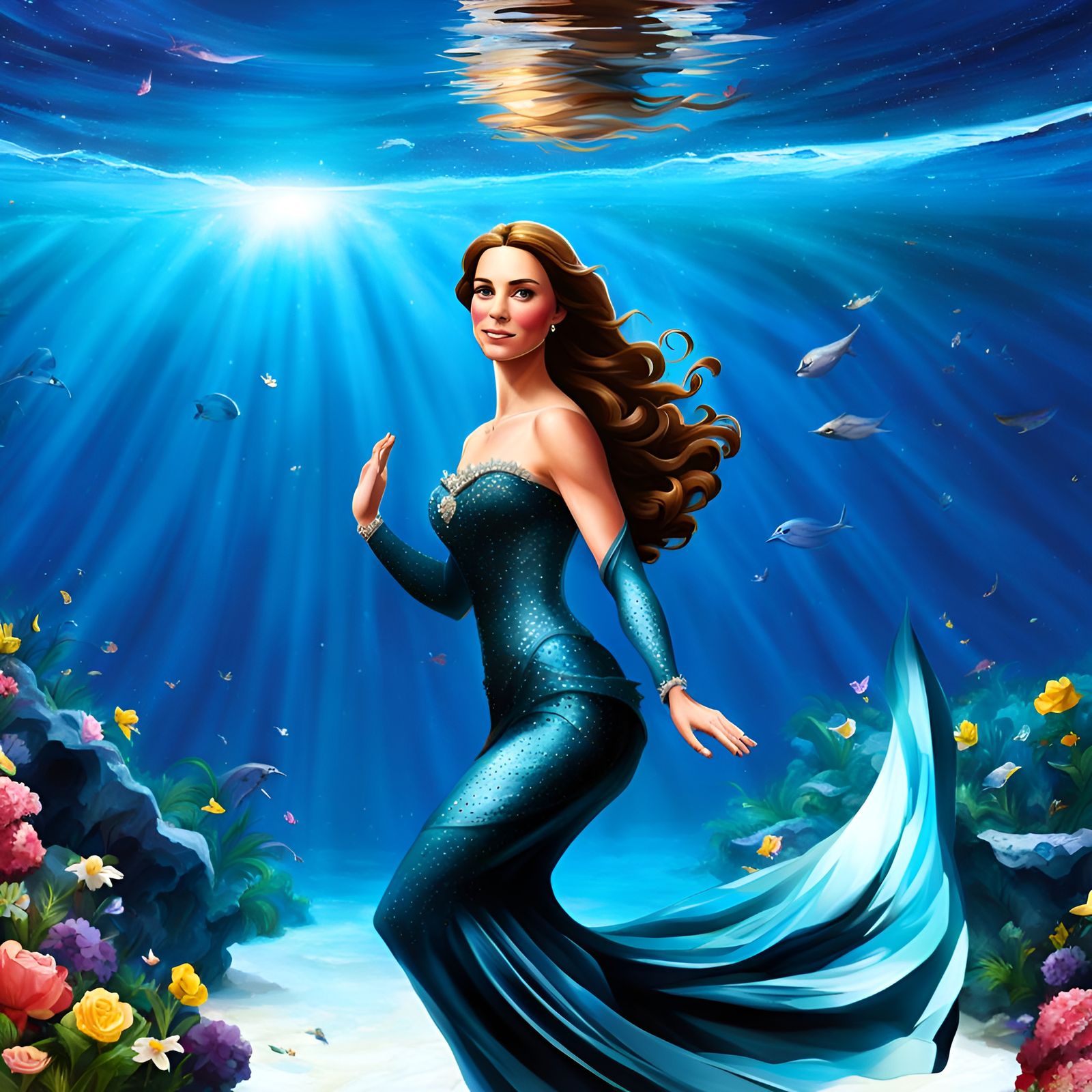 AI Generated Image of Princess Catherine