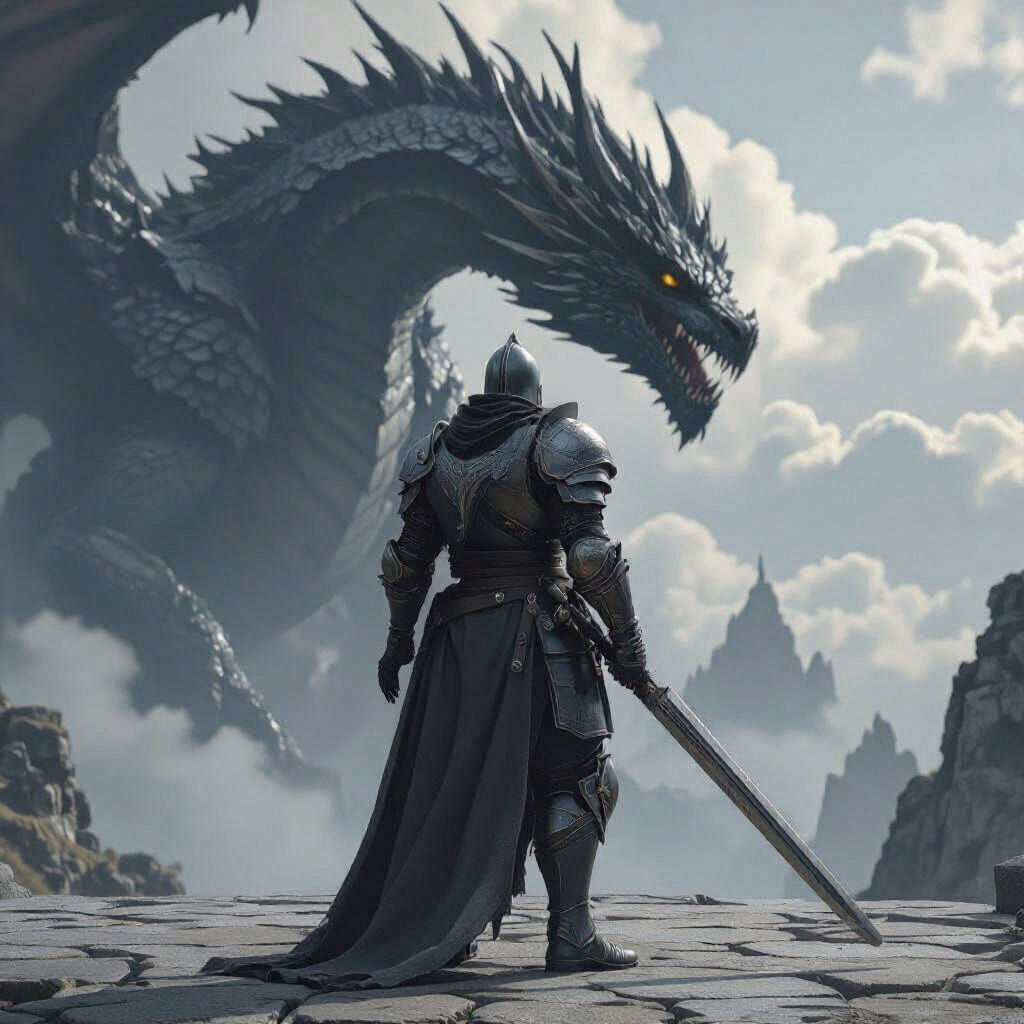 Siegward of Catarina Ready for Dragon Battle