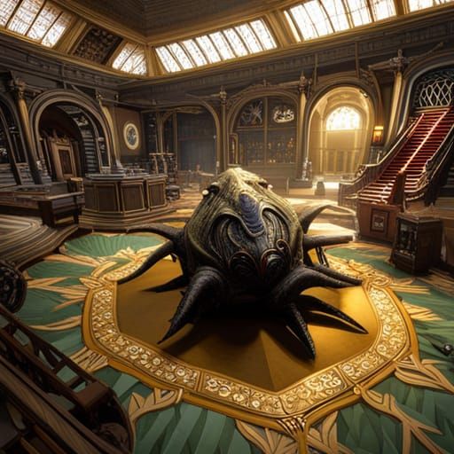 Eldritch Horror Old God in Swirling Void