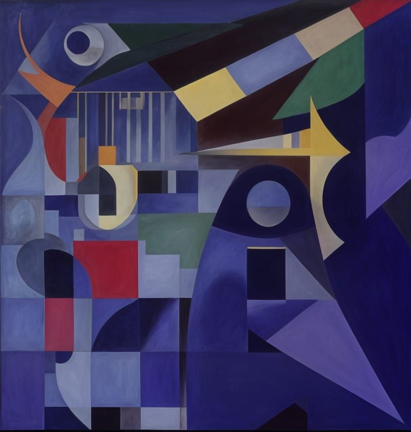 Intricate Painting with Parallax and Depth