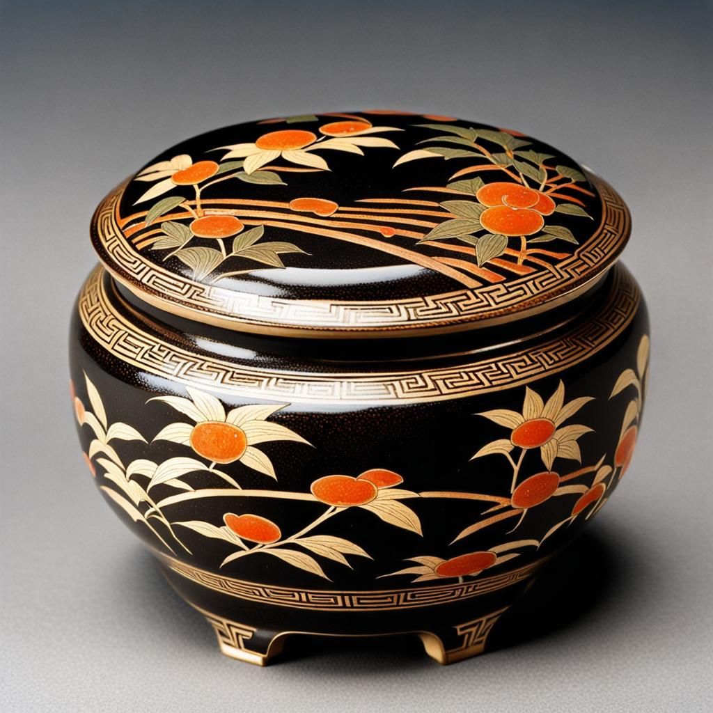 Satsuma Koro Incense Burner by Okamoto Hozan, Meiji Era