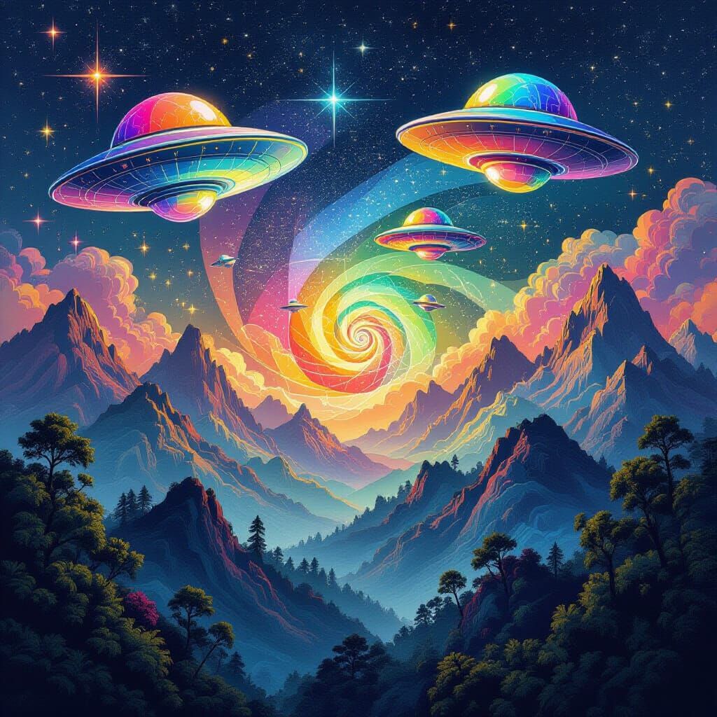 Mystical Extraterrestrial Portal on Rainforest Island