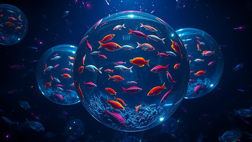 Deep Sea Aquariums in Infinite Blackness