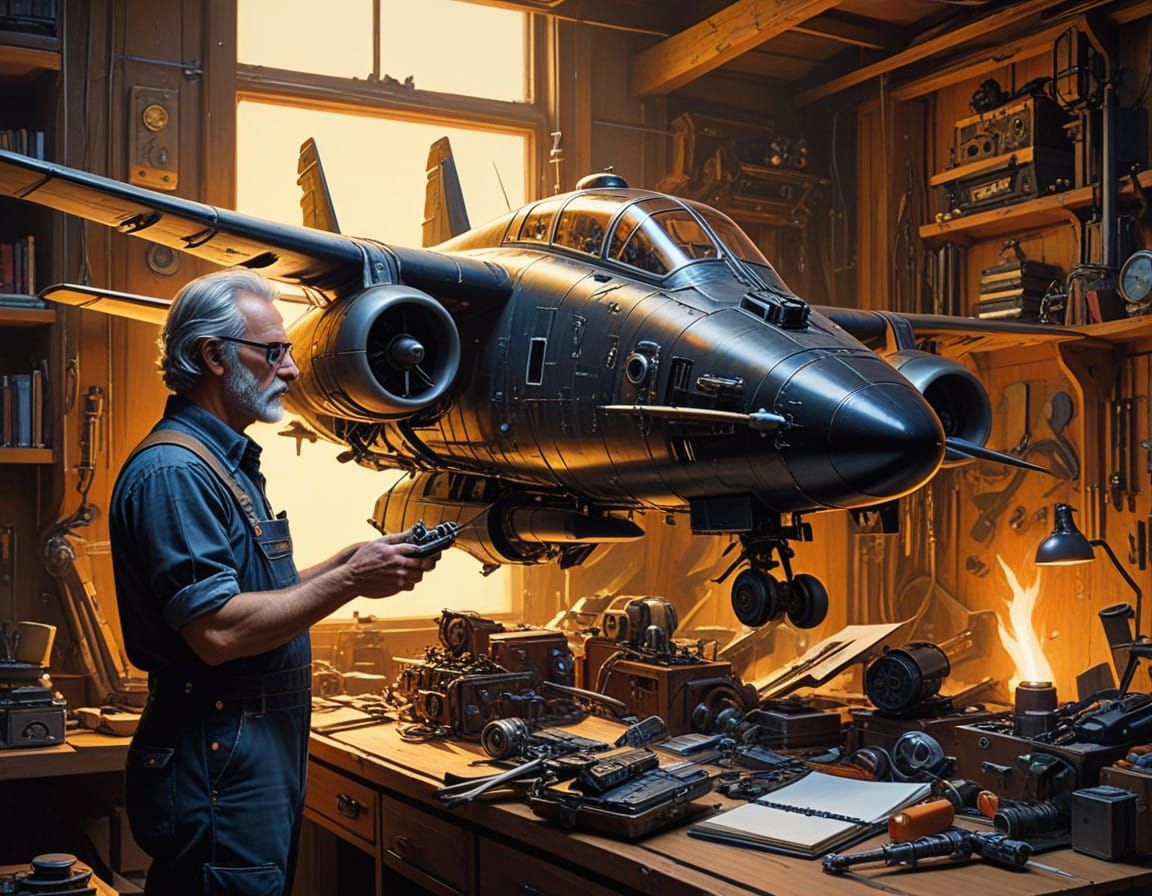 Steampunk Inventor's Masterpiece Takes Flight