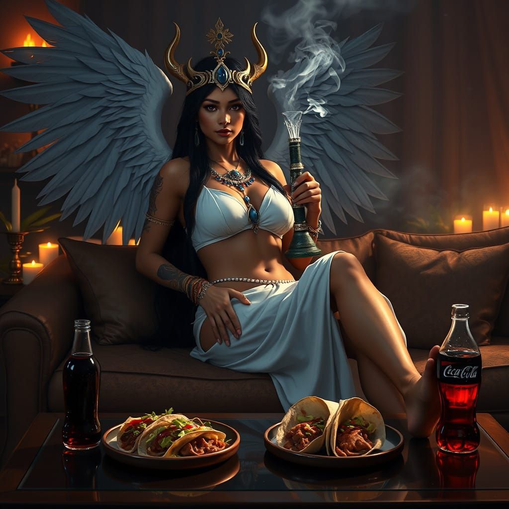 Ishtar Goddess of Heaven and Earth in Fantastical Realm