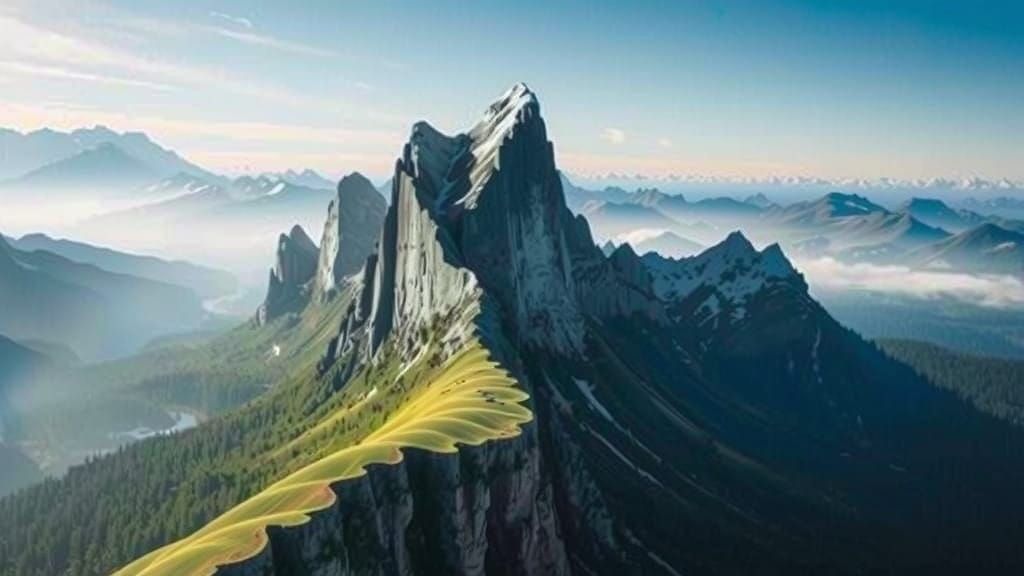 Epic Fantasy Landscape: Elegance in Fractal Terrain