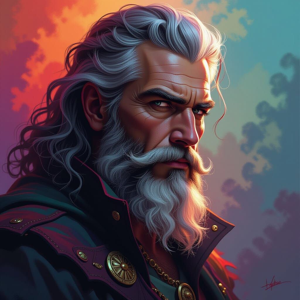 Sylvanus Portrait: Hyperrealistic Concept Art