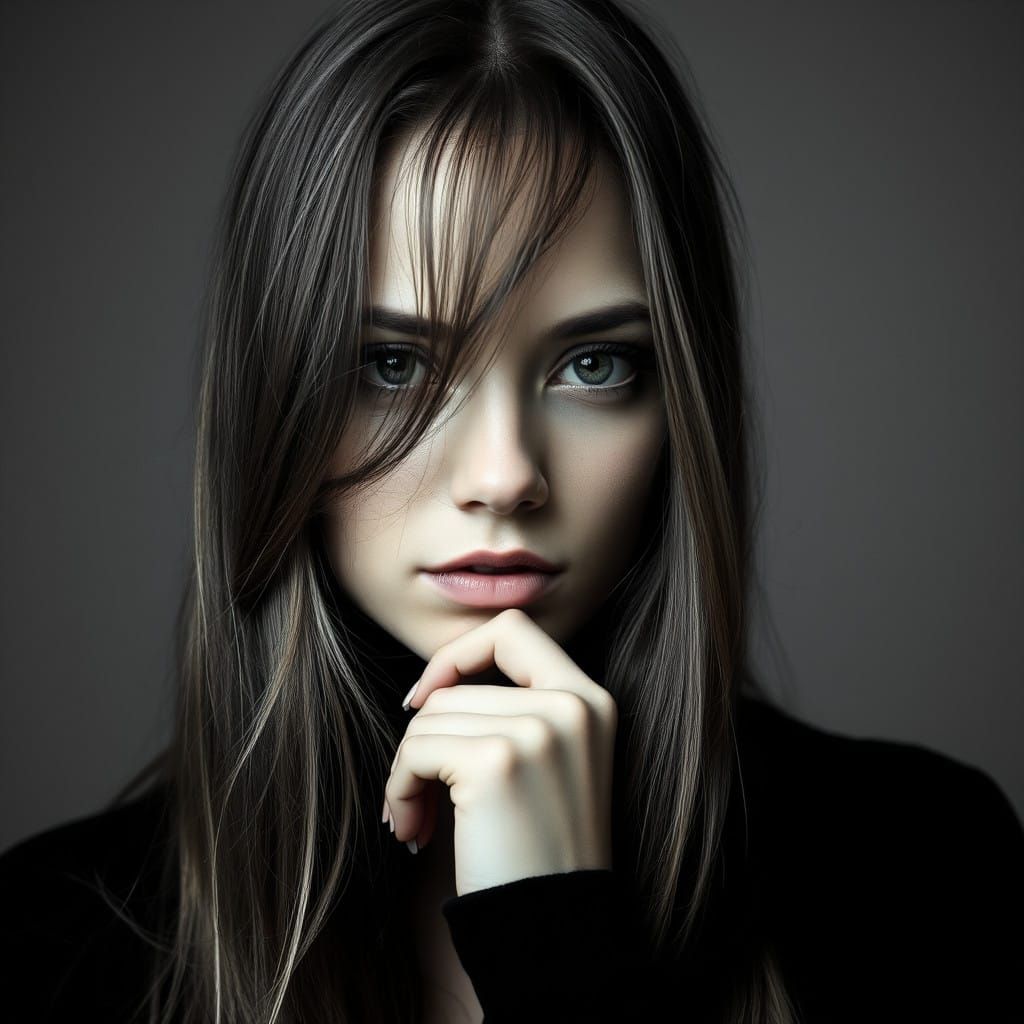 Ethereal Beauty in Monochromatic Hues