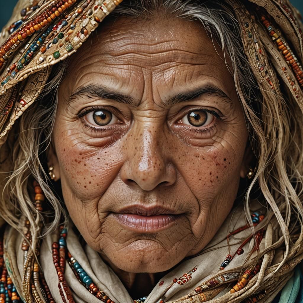 Professional Close-Up Portrait with Bokeh