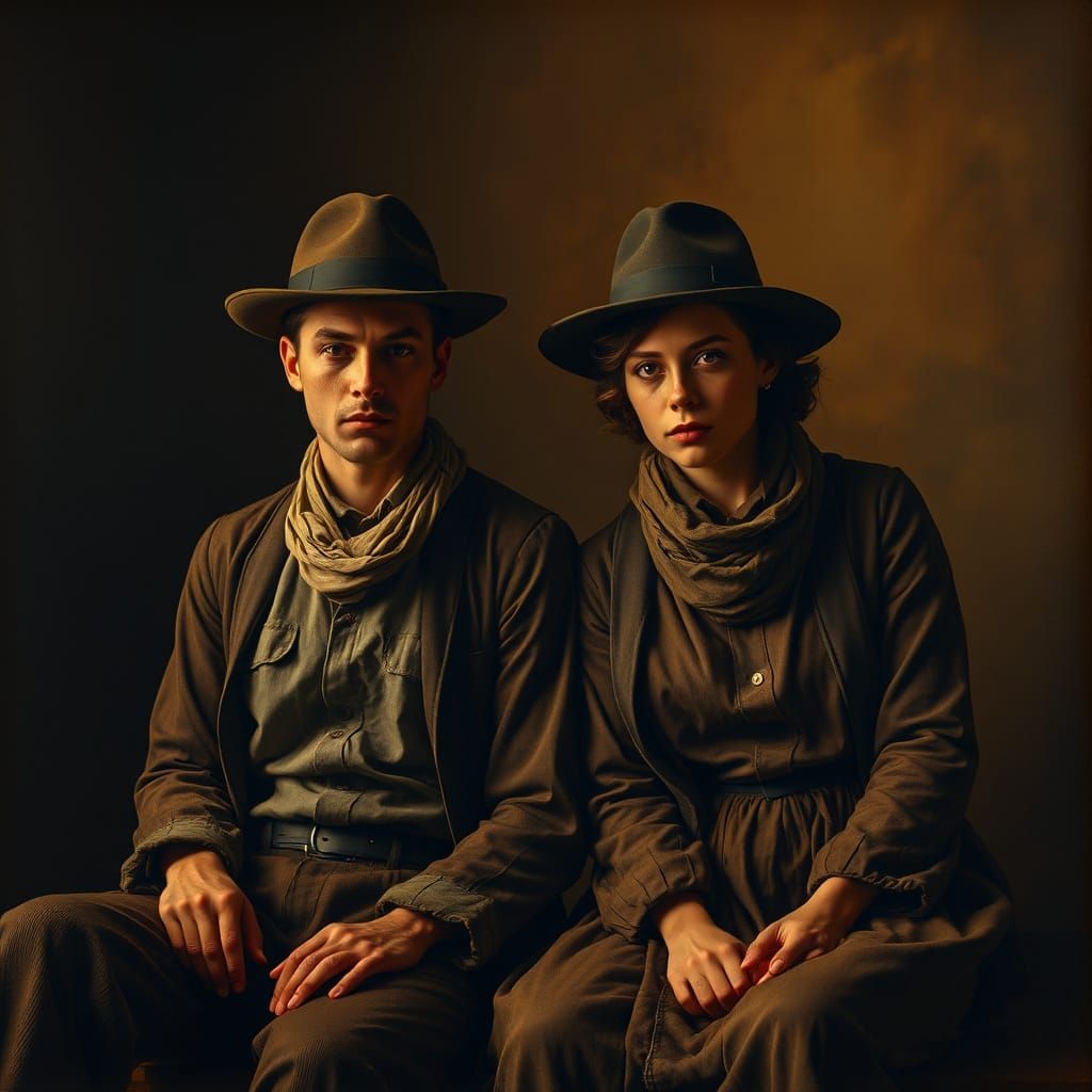 Bonnie and Clyde in Soft, Golden Light