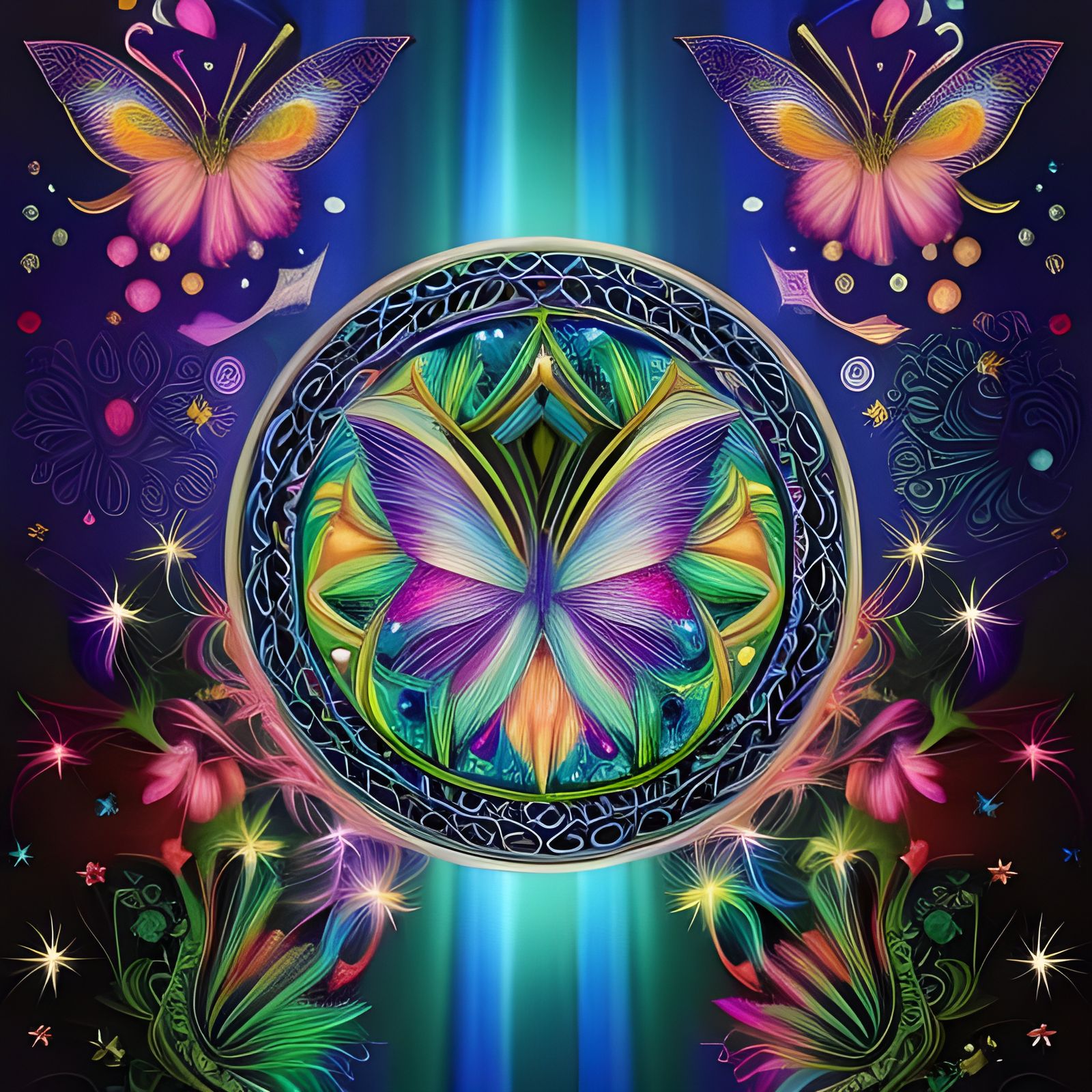 Stained Glass Butterfly's