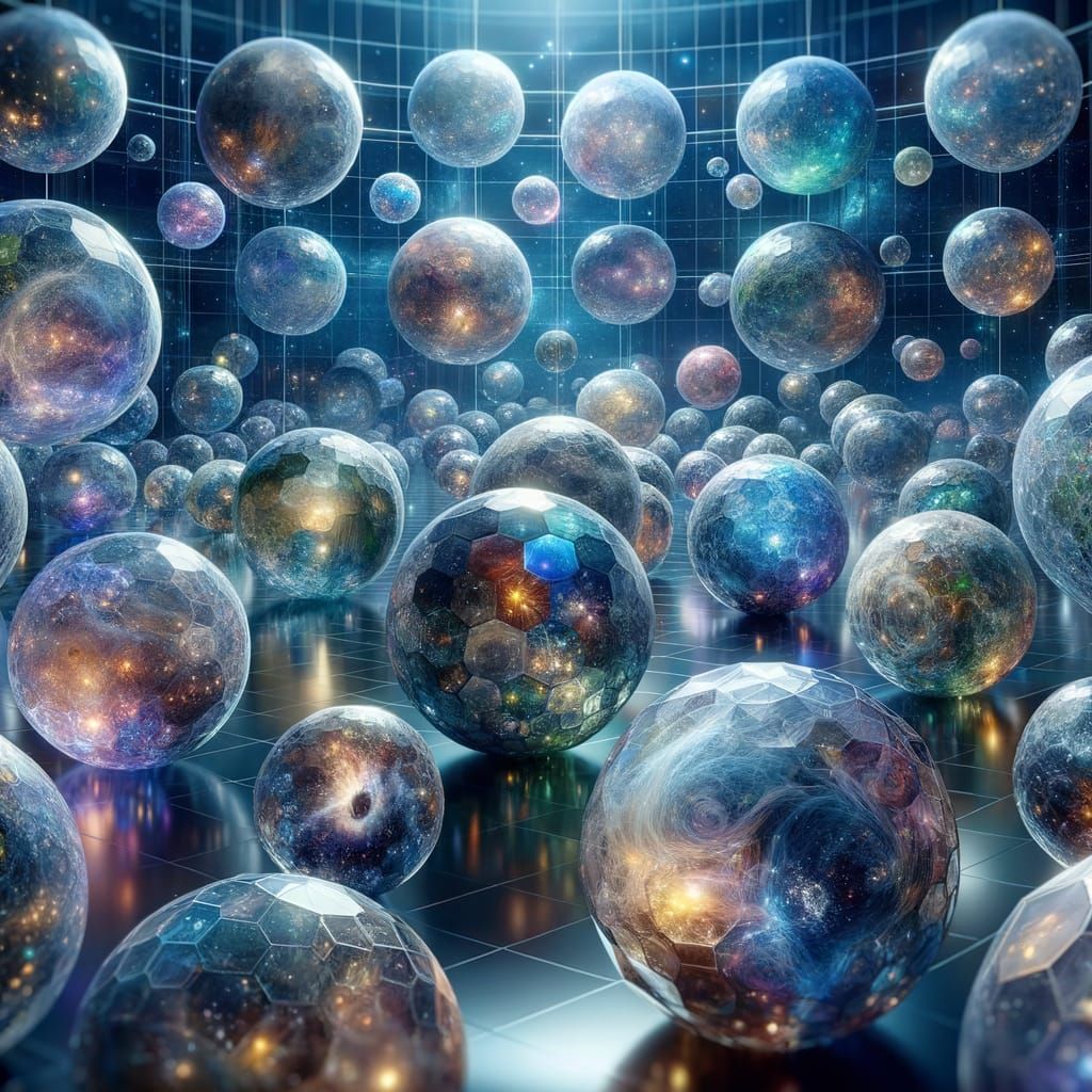 Crystal Orbs Contain Vibrant Planetary Worlds in Cosmic Harm...